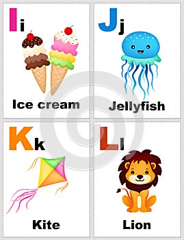 Alphabet flashcards