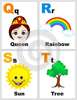 Alphabet flashcards