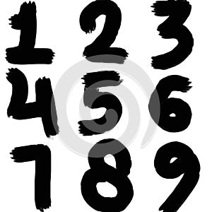 Mathmatics numbers icon illustration