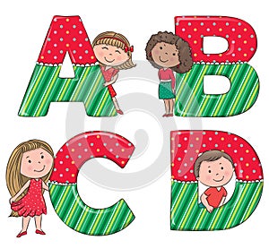 Alphabet kids ABCD photo