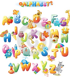 Alphabet for kids with pictures