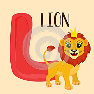 ALPHABET L lion vector educational Animals Alphabet I Is For Iguana