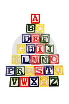 Alphabet learning blocks