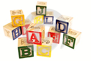 Alphabet learning blocks