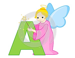 Alphabet letter A