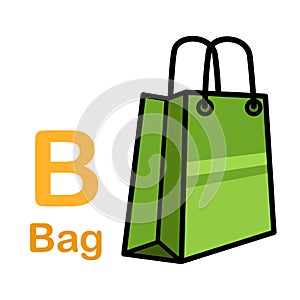 Alphabet Letter B-Bag