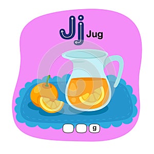 Alphabet Letter J-Jug