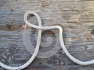 Alphabet Letter r Rustic Western Rope