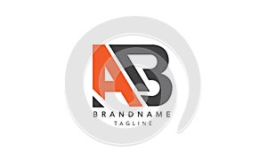 Monogram logo AB