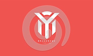 Monogram logo ym