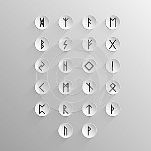 Alphabet Old Norse rune