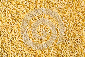 Alphabet pasta