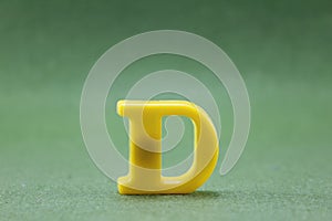 Alphabet Plastic letter