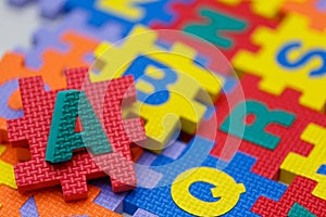 Alphabet puzzle pieces,Toys for enhancing development