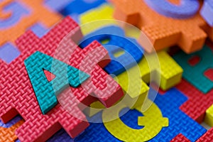 Alphabet puzzle pieces,Toys for enhancing development