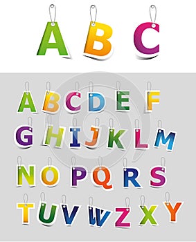 Alphabet set