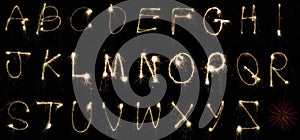 Alphabet Sparklers