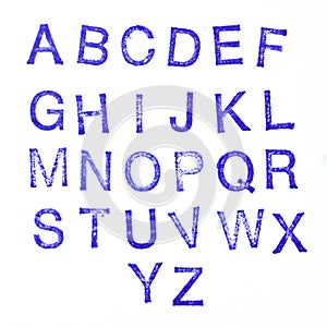 Alphabet stamp