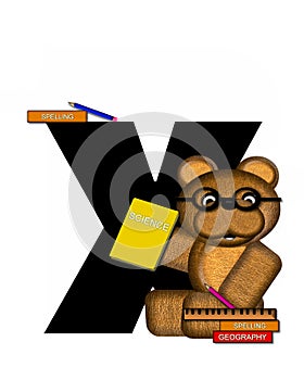 Alphabet Teddy Learning X