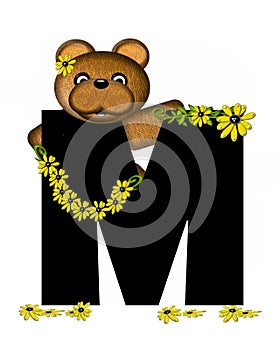 Alphabet Teddy Making Daisy Chain M photo