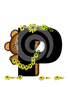 Alphabet Teddy Making Daisy Chain P photo