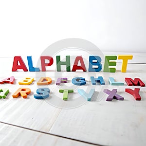 Alphabet Text Effect Isolated