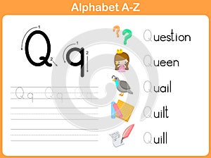 Alphabet Tracing Worksheet