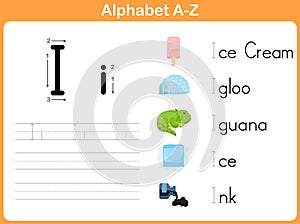 Alphabet Tracing Worksheet photo