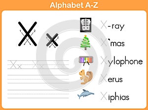 Alphabet Tracing Worksheet photo