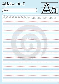 Alphabet Tracing A-Z Aa