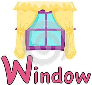 Alphabet W for window