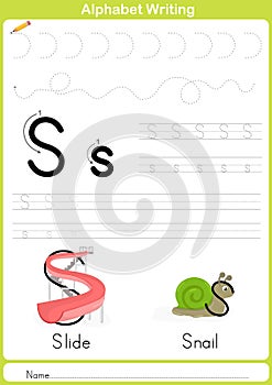 Alphabet A-Z Tracing Worksheet, Exercises for kids - A4 paper ready to print