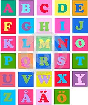 Alphabeth letters