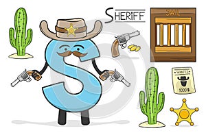 Alphabeth occupation - Letter S - Sheriff
