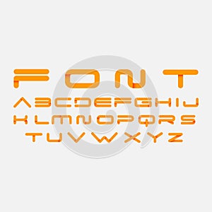 Alphabetic fonts photo