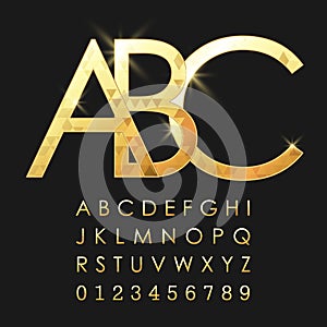 Alphabetic fonts and numbers