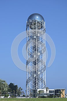 Alphabetic tower Batumi, Georgia