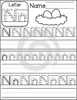 Alphabets handwriting practice for kids