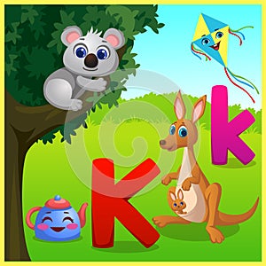 Alphabets learning for preschool kids