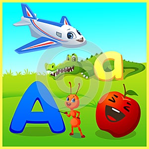 Alphabets learning for preschool kids photo