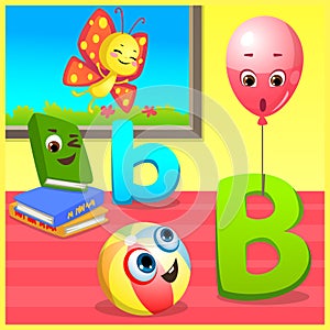 Alphabets learning for preschool kids