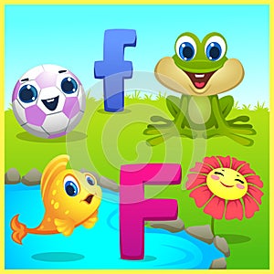 Alphabets learning for preschool kids photo