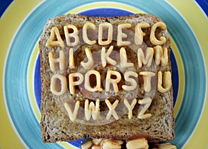 Alphabetti spaghetti