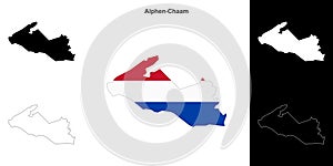 Alphen-Chaam outline map