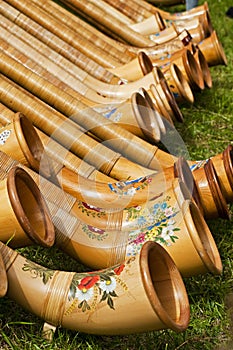 Alphorns in the Bavarian Alps