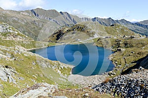 Alpin lake at Maggia valley