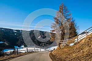 Alpin landscape street photo