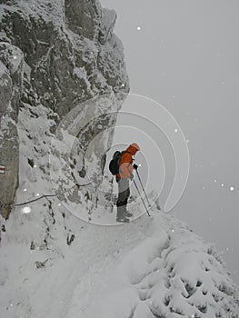 Alpine climbing