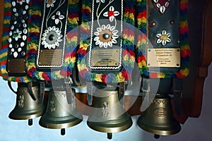 Alpine Cow Bells, Home Decoration in Austria