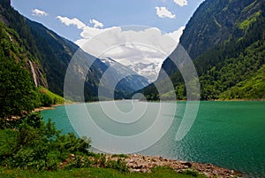 Alpine Glacial Lake